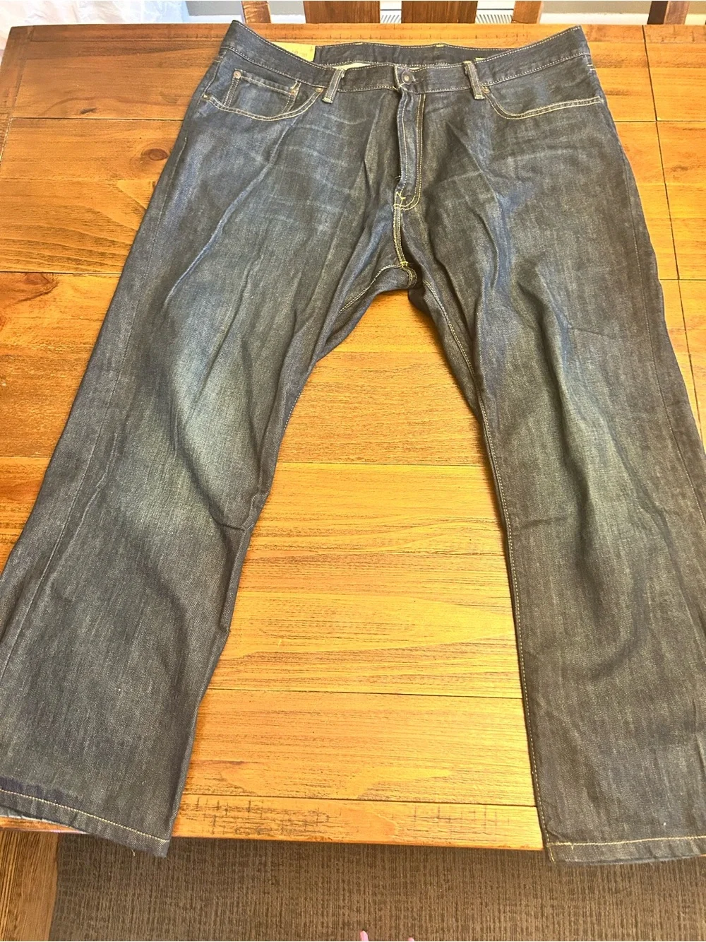 Gap 1969 Standard Fit Dark Wash Jeans Men’s 40x30 Straight Leg 100% Cotton